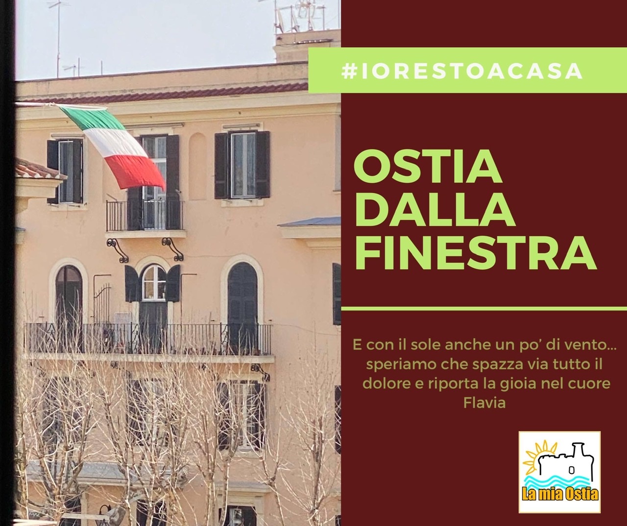 Ostia dalla finestra: mese di marzo